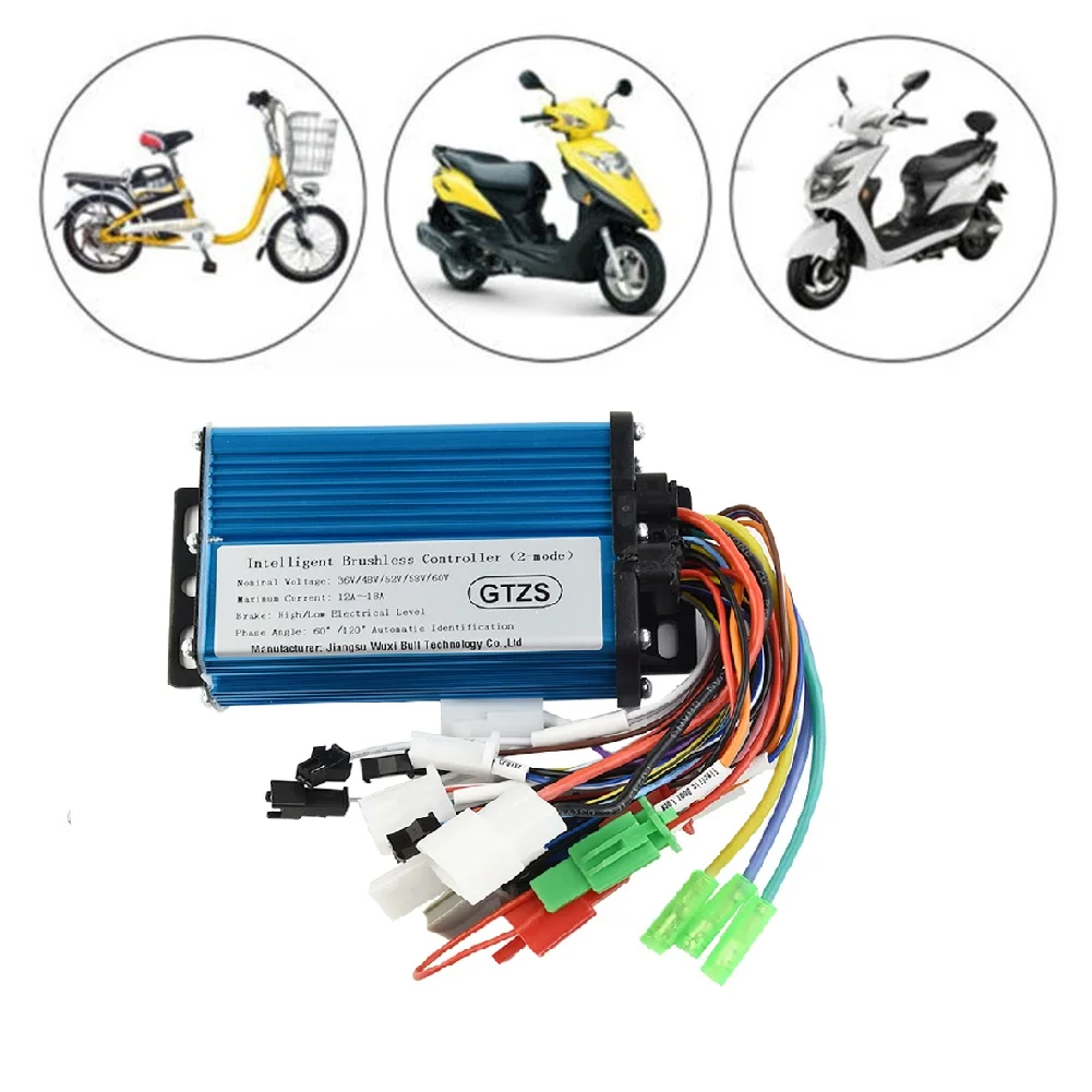 

OOTDTY 36V-48V 600-800W Electric Bicycle E-bike Scooter Brushless DC Motor Controller For Motor With Sensors Hotselling