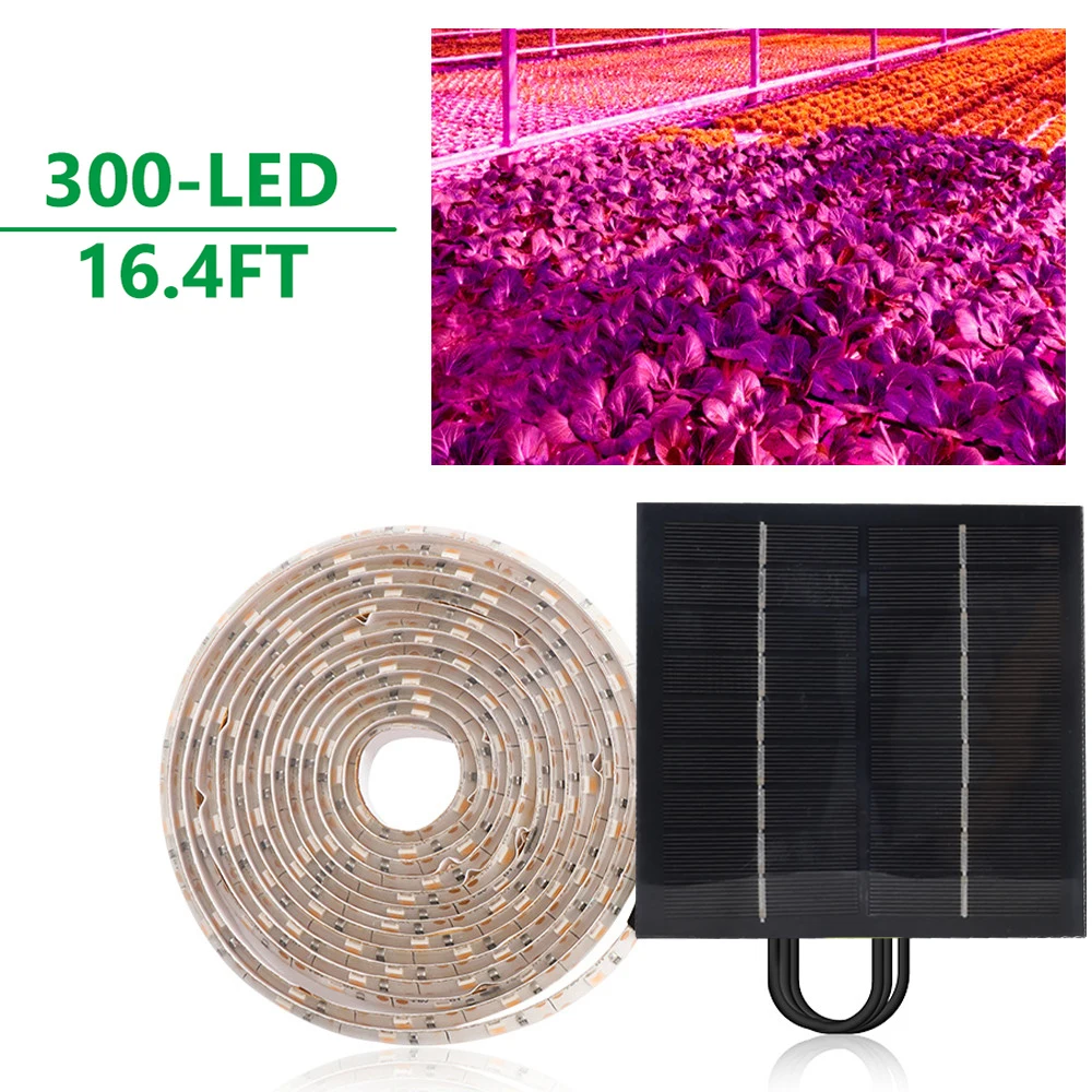 

5 м гидропонный светильник для семян цветов, полный спектр, фитолампа для выращивания цветочных растений, 2835 SMD для системы выращивания гидропоники растений