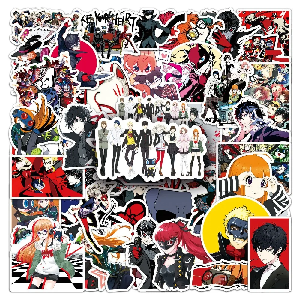 50 قطعة شخصية الكرتون الكتابة على الجدران ملصقات حقيبة كوب ماء الغيتار سيارة سكوتر القرطاسية الهاتف المحمول DIY بها بنفسك الديكور الشارات #1