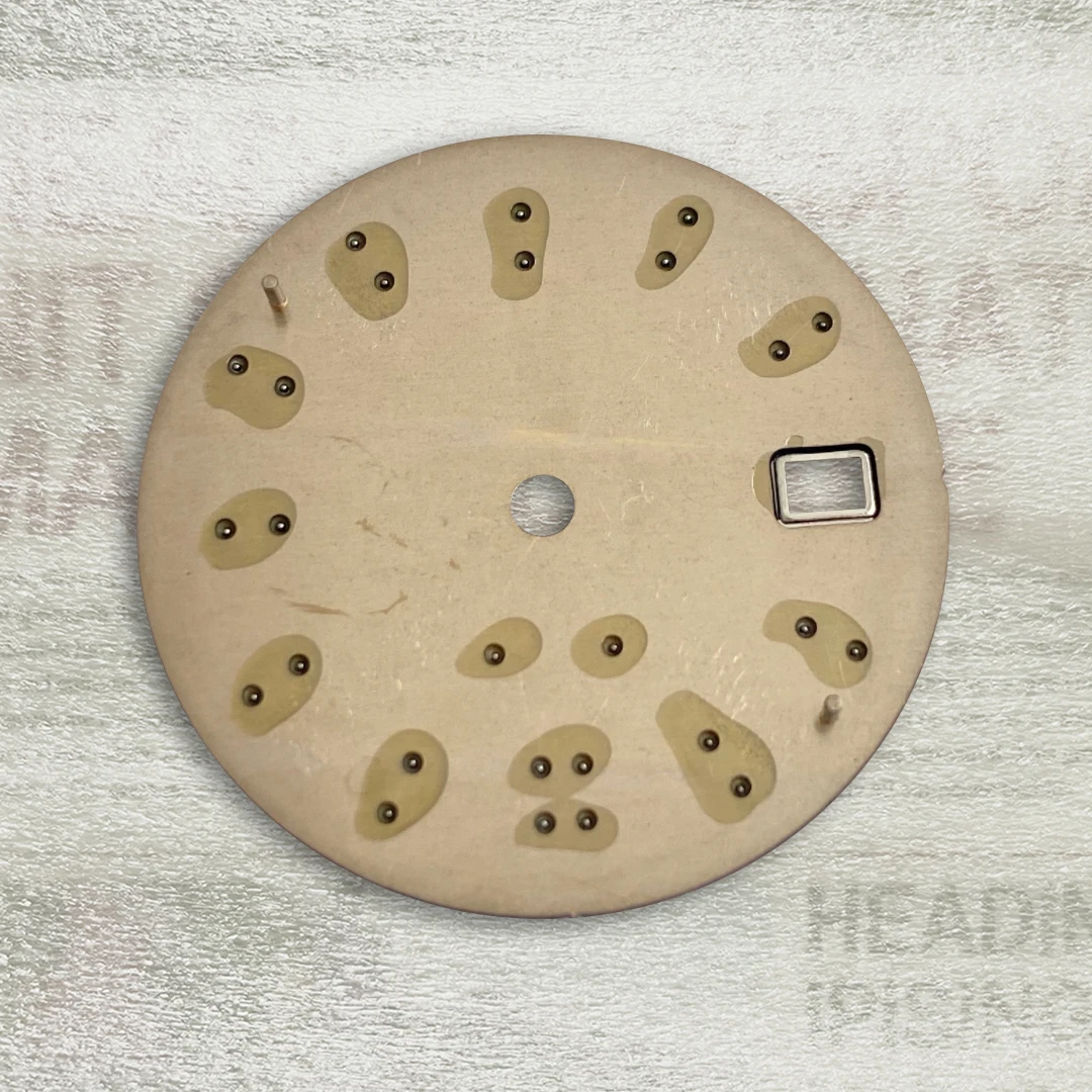 30.5mm S Logo Dial Fit NH35/NH36/4R/7S Movement Green Luminous Stripe High Quality Dial Watch Modification Accessories