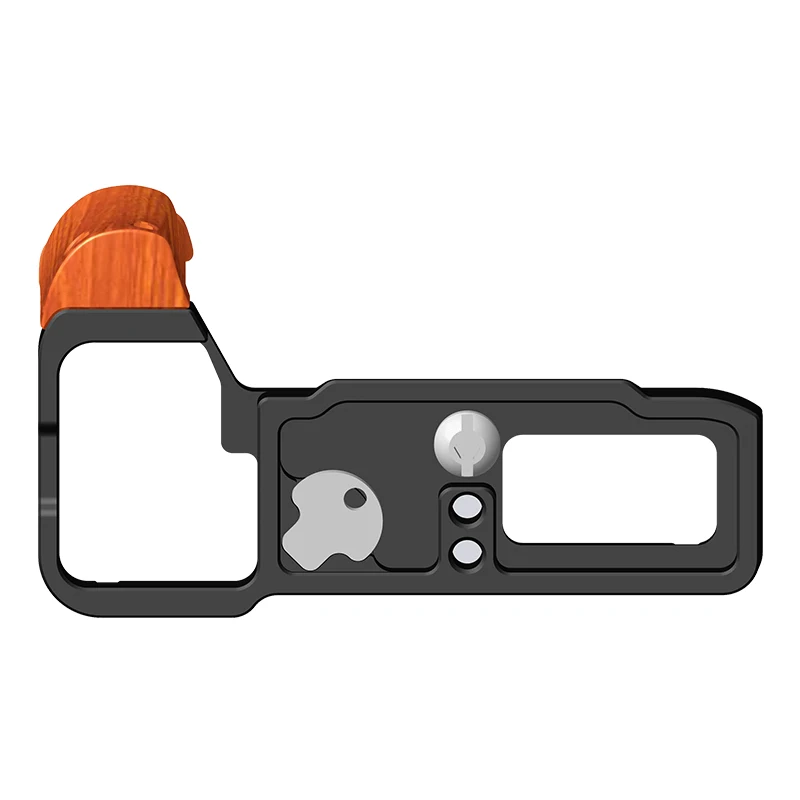 BGNing A7C2 A7CII A7CR Schnellwechselplatte L-Halterung Holzgriff Vollständige Abdeckung Kamerakäfig für Sony A7C SLR Handgriffhalter – Detail 9