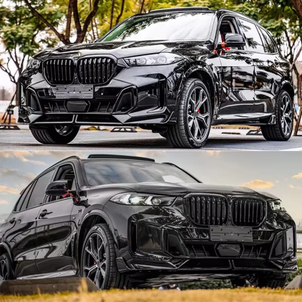 

Front Bumper Spoiler Splitter Air Vent Fog Lamp Grille Trim For BMW X5 G05 LCI 2023 2024 2025 ABS Tuning