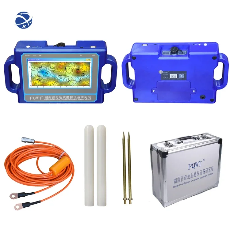 PQWT S500 Resistivity Meter Underground Water Detection Machine 500m water detector groundwater