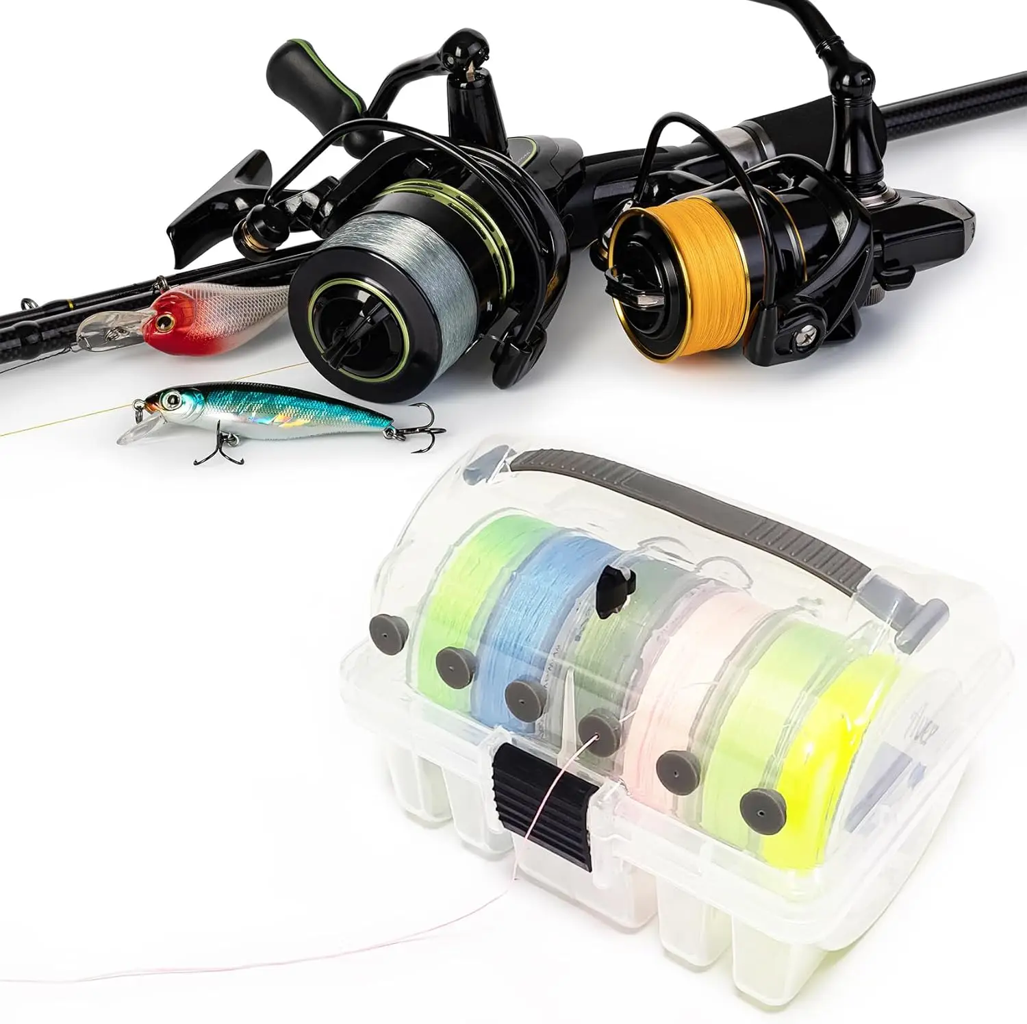 Estuche portacarretes impermeable – Organizador de sedal para pesca - imagen 5