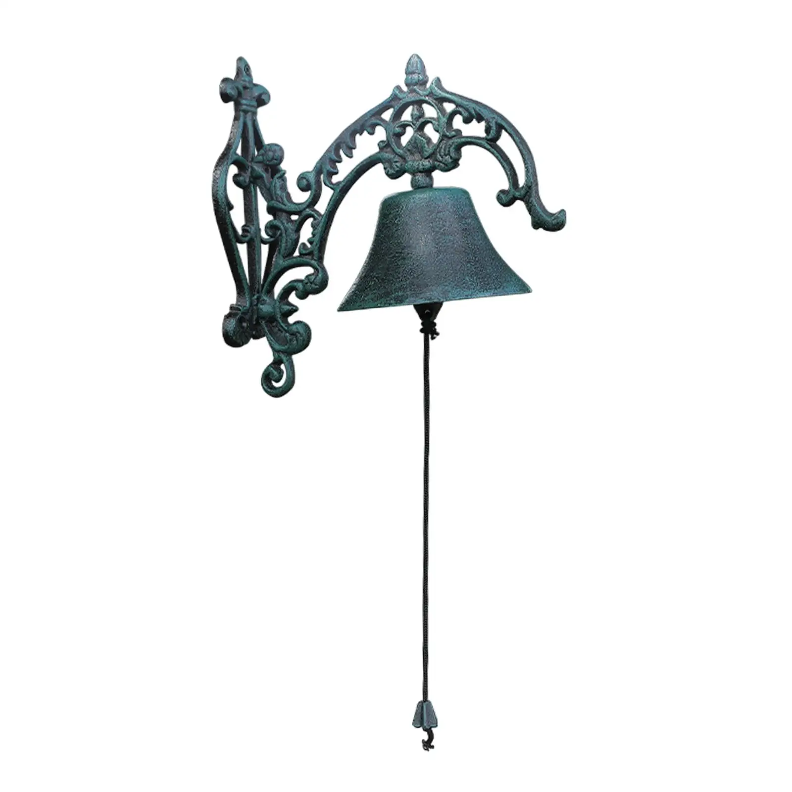 Farmhouse Dinner Bell Hand Bell Hanging Decor Vintage Cast Gate