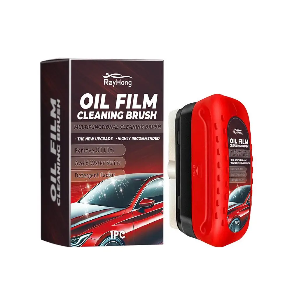 Vetro per auto lucido potente detergente per parabrezza per auto rimozione della pellicola dell'olio detergente per vetri per vetri auto rimuove lo sporco spazzola per la pulizia dell'auto