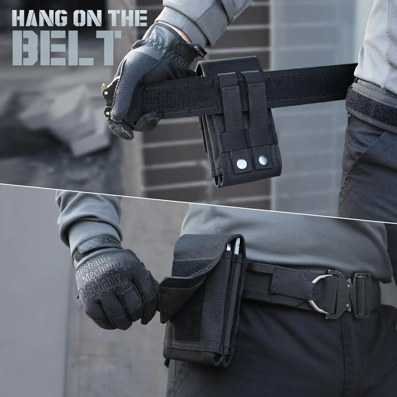 مزدوج مول الليزر الهاتف الخليوي الحقيبة التكتيكية حزام EDC حامل الأكياس الخصر الملحقات حقيبة التخييم في الهواء الطلق الهاتف المحمول حقيبة ظهر #6