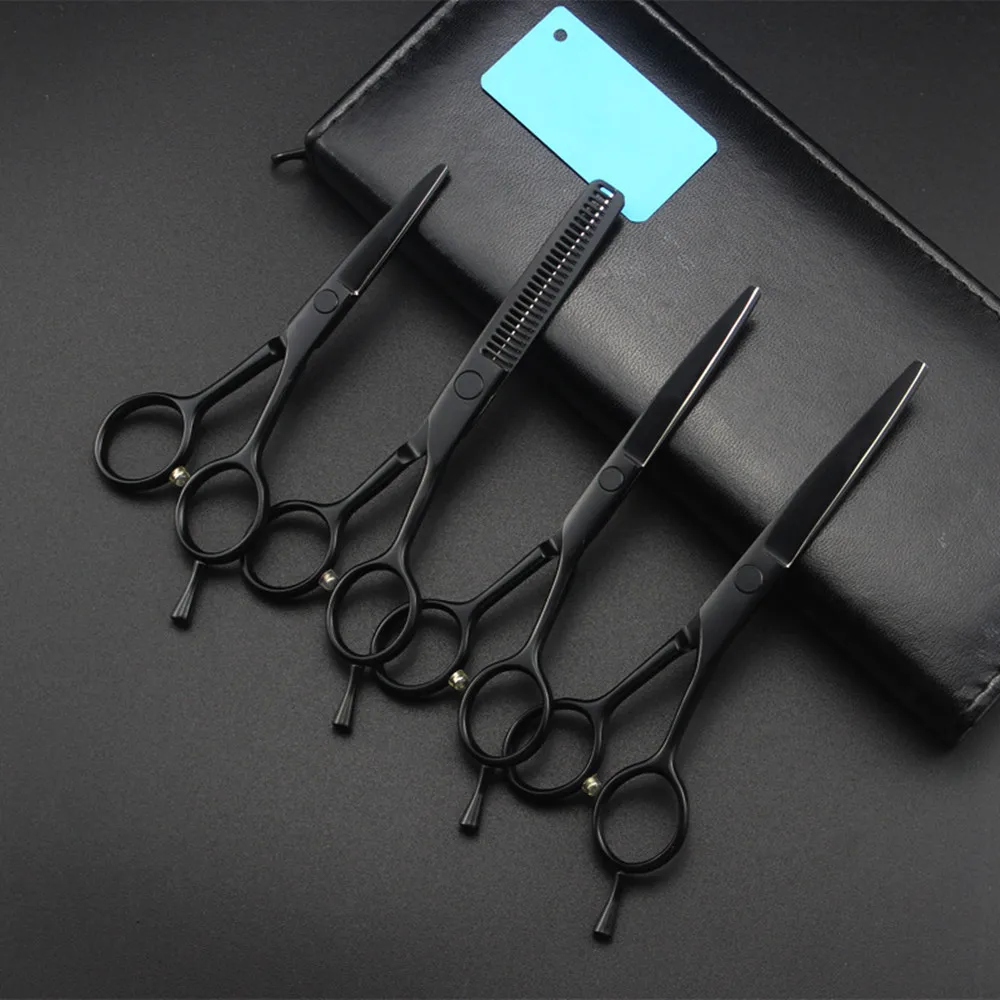 المهنية JP 440c الصلب 4 5 5.5 ''مقص يشكلون مقص عر قطع الحلاق حلاقة مقصات تحفيف تصفيف الشعر مقص