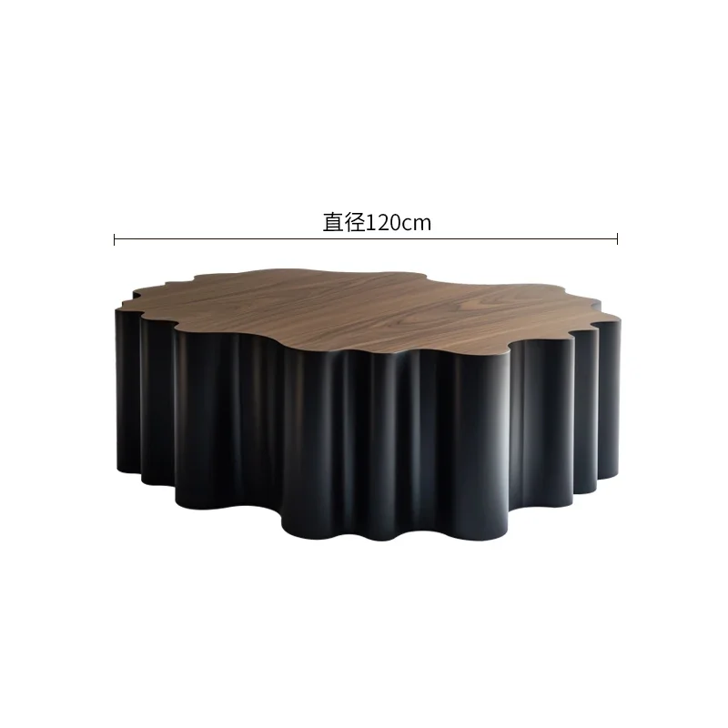 LL Designer Special-shaped Solid Wood Coffee Table Irregular Italian Living Room High-end Coffee Table Table