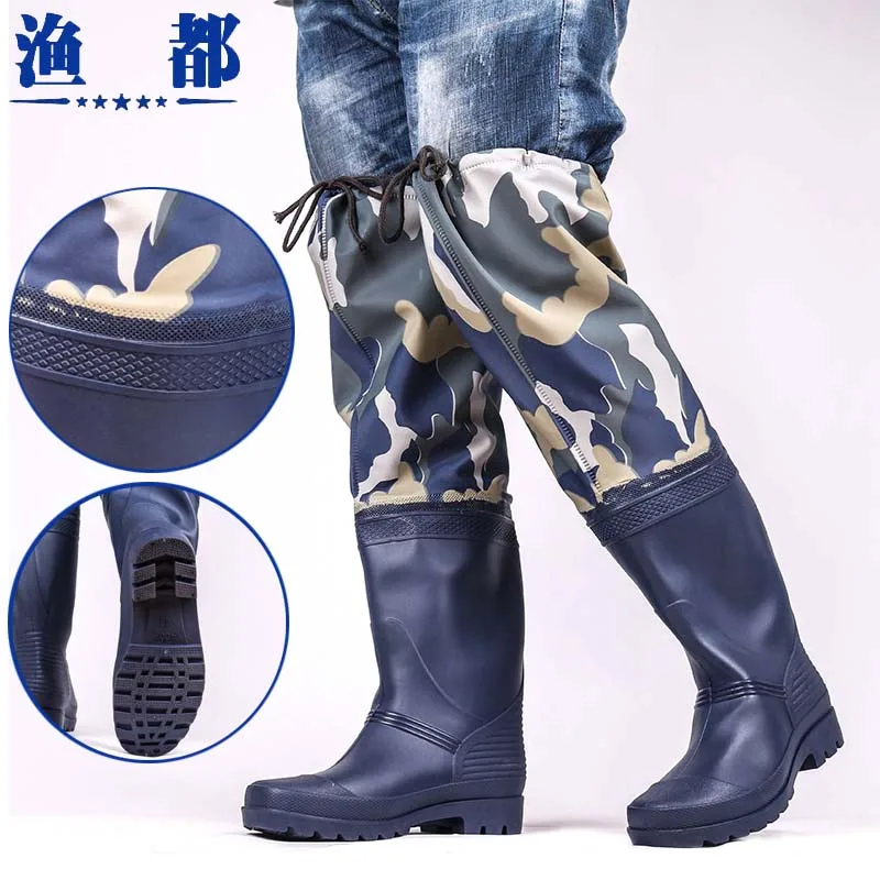 

Новые водонепроницаемые сапоги-полусапоги для работы на рисовых полях, высокие, до колена, для посадки риса