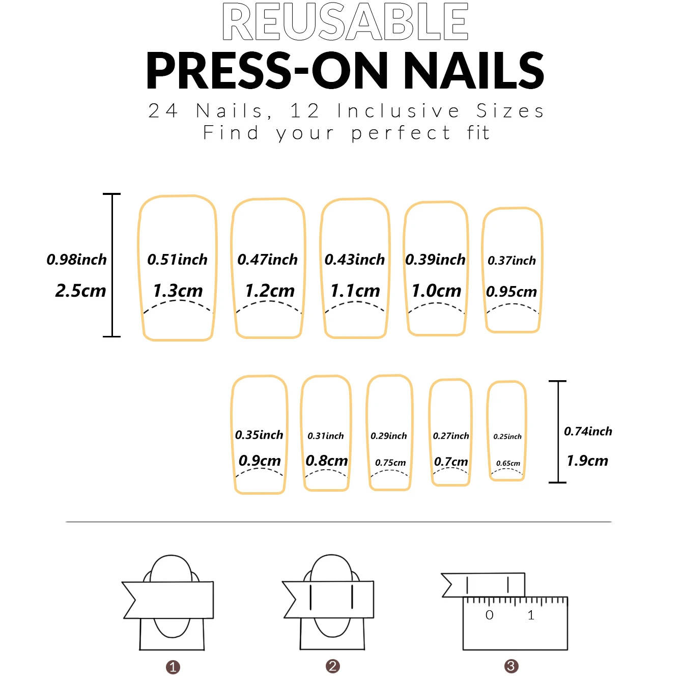 24 pezzi di unghie finte rettangolari pressate con bordi francesi rosa-rosa e unghie finte lucide progettate con fiori bianchi acrilico completamente coperto