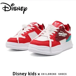 Mickey Mouse Sport Shoes Kids Board Shoes Disney Children Tennis Shoes New Boys Casual Sneakers Mickey Sport Shoes Size 26-37