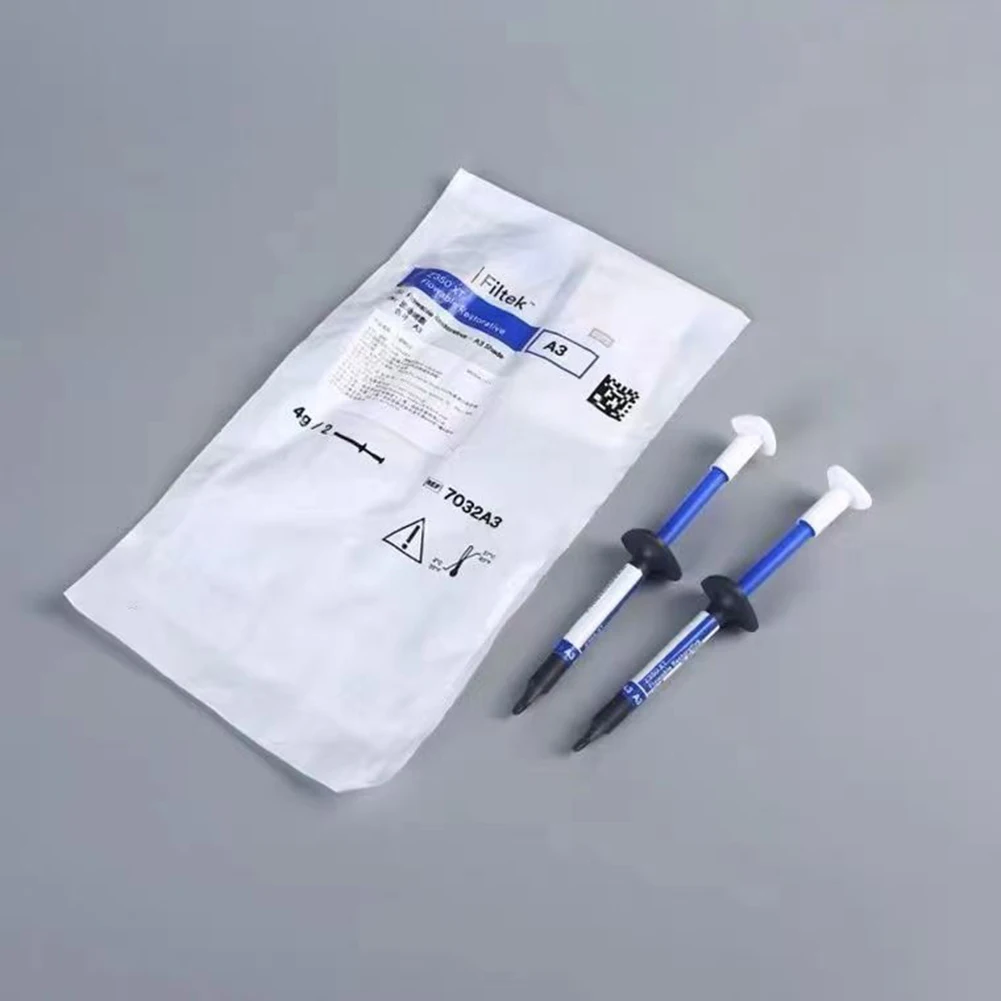 

Dental Composite Resin Z350XT Flowable Restorative Resin Syringe Light Cure Adhesive Glue Filling Materials A1 A2 A3 A3.5 Shade