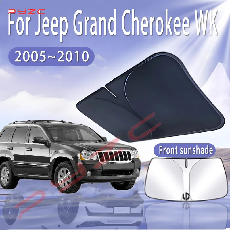 

Car Sun Visor For Jeep Grand Cherokee WK 2005~2010 Front Windshield Sunshade Heat Insulation Summer Cooling Auto Accessories