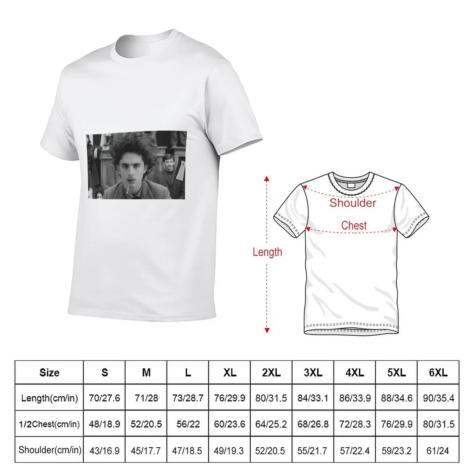 Timothee Chalamet French Dispatch T-Shirt tees customizeds tops mens graphic t-shirts pack