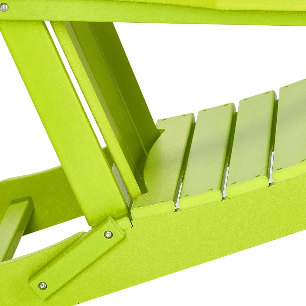 3 قطع فناء مجموعة في الهواء الطلق الحديثة Adirondack الجدول والكراسي جميع الأحوال الجوية شرفة الأثاث صالة كراسي حفرة النار لسطح السفينة #5