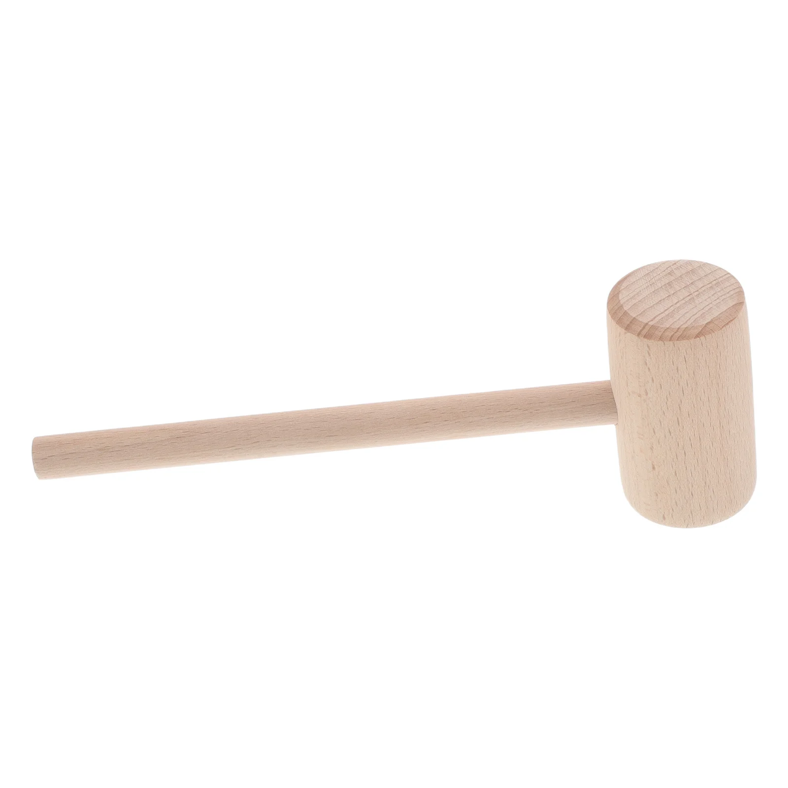 

DIY Wooden Hammer for Working and Wood Carving Crafts Natural Finish Mallet with Smooth Polished Handle Multifunctional