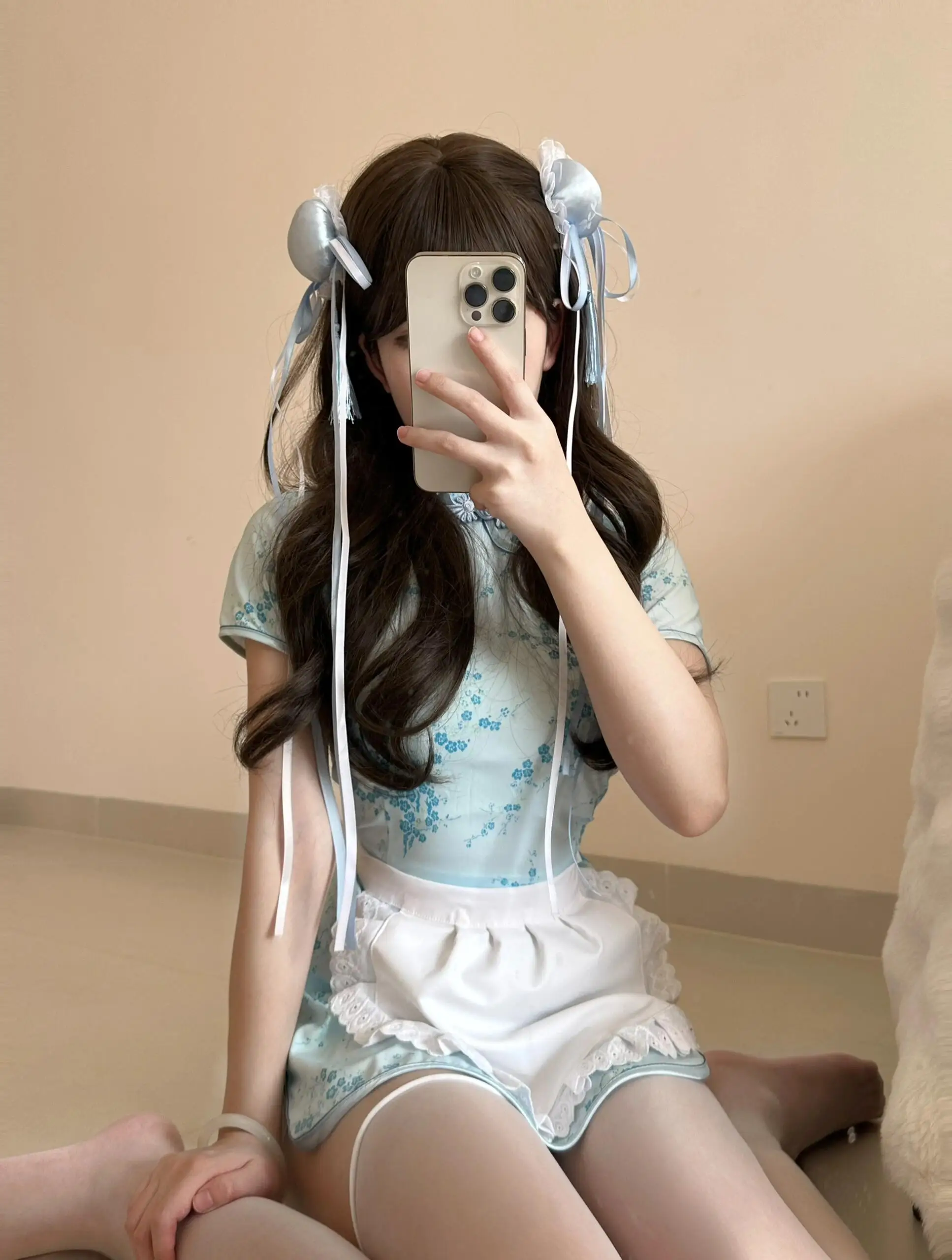 تنورة صينية جديدة من Sle Dr loween Cisas Cosplay orm تنورة خادمة ناعمة للفتيات ملابس يومية