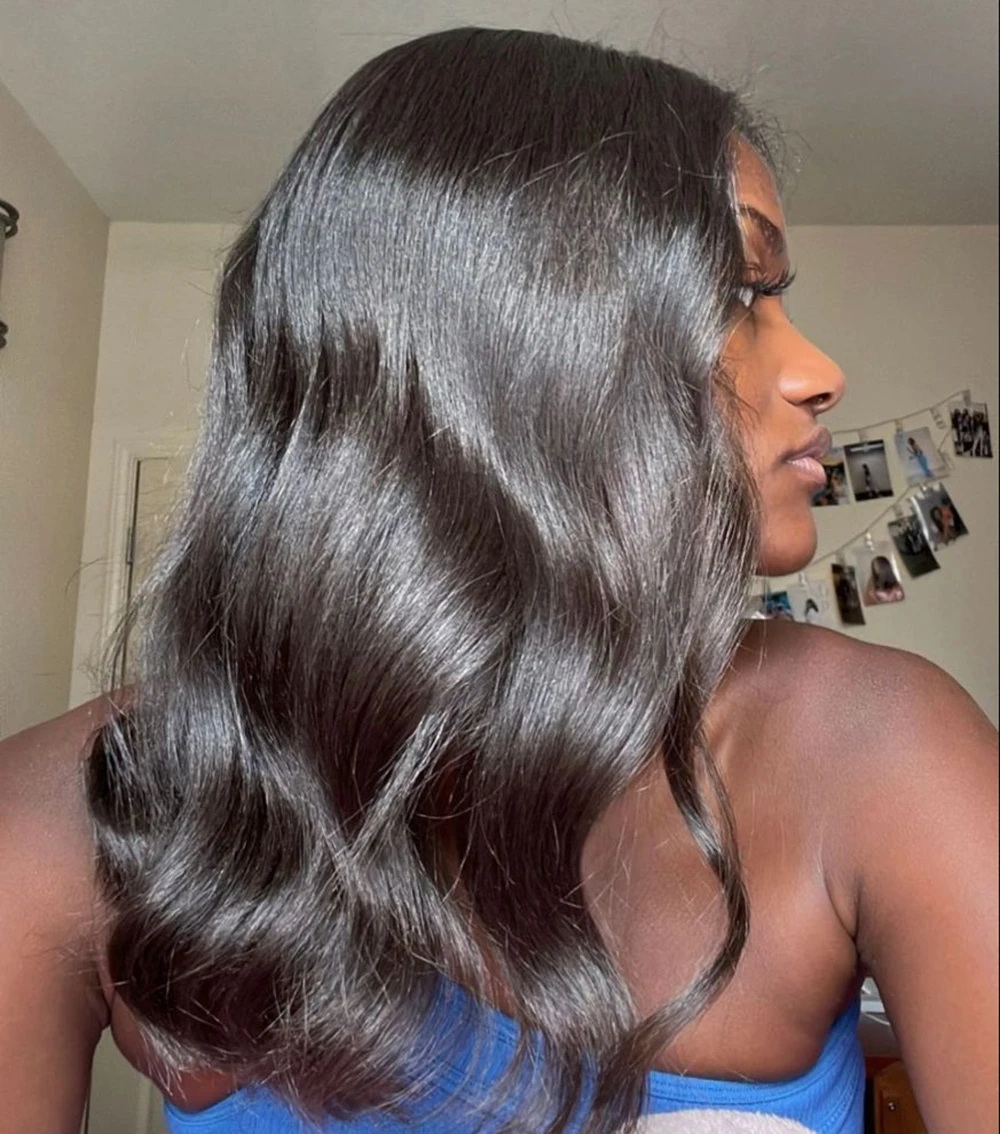 Preto encaracolado pixie perucas de cabelo humano natural realista 5x5 frente do laço sem cola para as mulheres uso diário estilo onda macia emaranhado livre