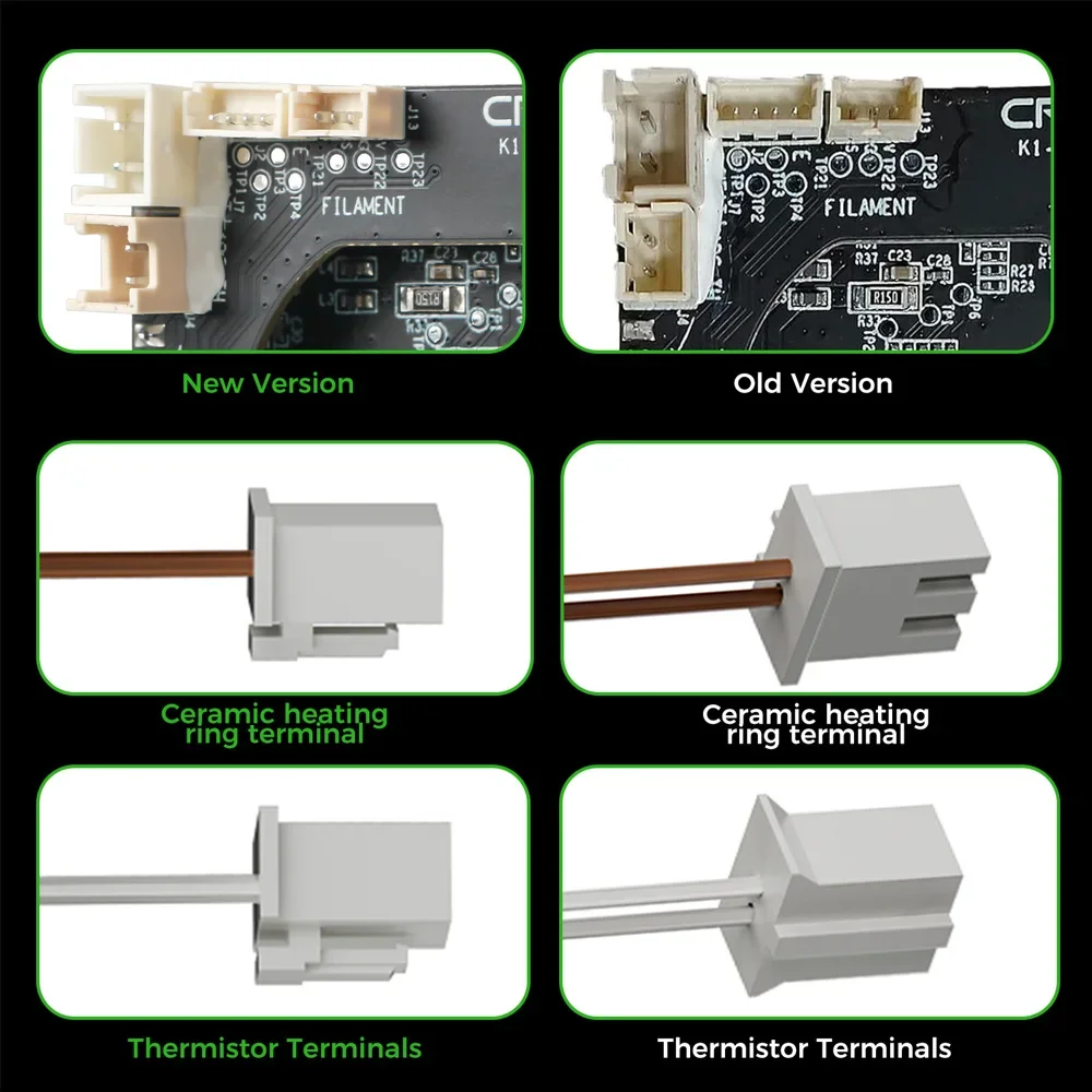 Creality PCBA_G_K1-MAX/K1_T9_GD32F303CBT6 NOZZLE-C-V13 Płytka Adaptera Nowa Wersja Zestaw Oryginalny Zamiennik Części do Drukarki 3D dla K1