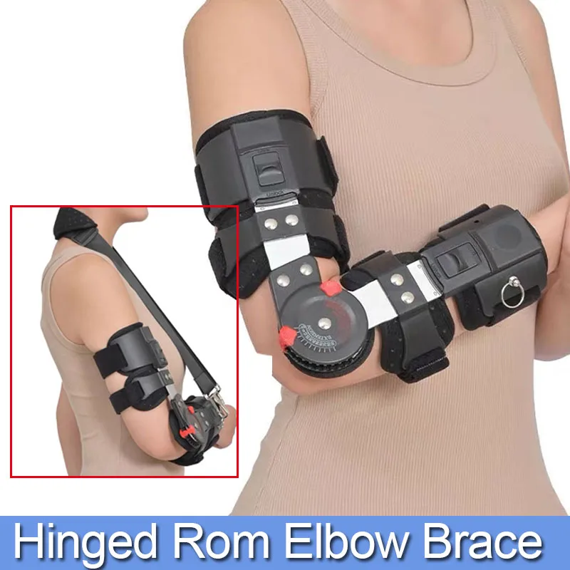 

Adjustable Medical Orthopedic Hinged Rom Elbow Brace-Elbow Fractures and Trauma Orthopedic Brace-For Elbow Fracture Dislocation