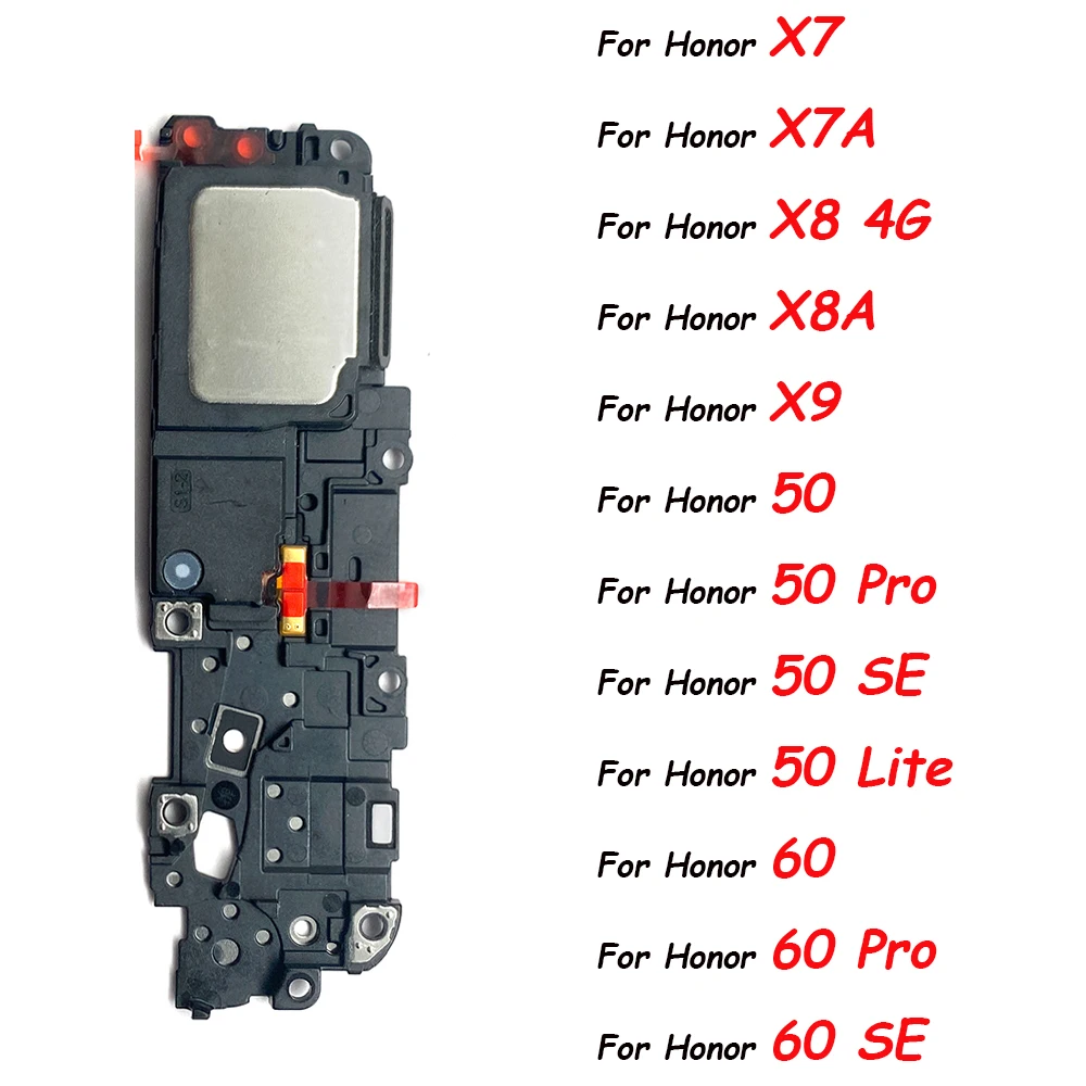 For Huawei Honor X7 X7A X8 X8A 50 60 70 Pro Rear Bottom Loudspeaker Buzzer Ringer Loud Speaker Flex Cable Ribbon