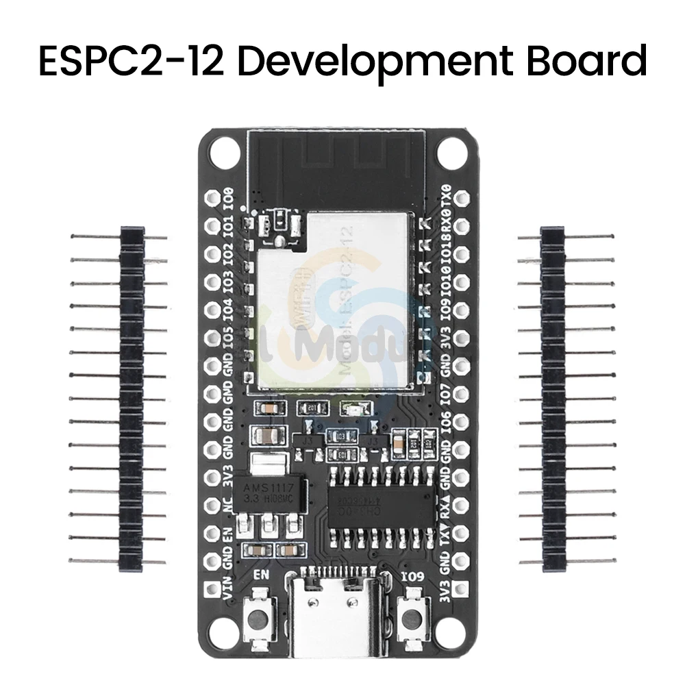 ESPC2-12 DevKit WIFI BT Development Board Onboard ESPC2-12 Module With Built in ESP8684 2M Chip Based on ESP32-C2