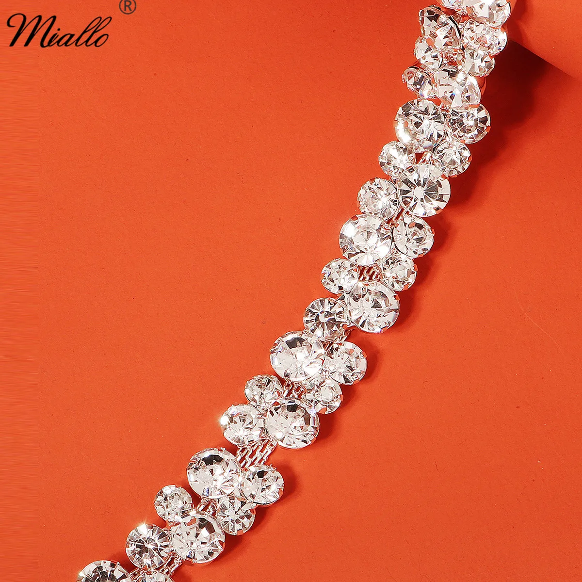 Bridal Belts Bling Wedding Women Jewelry Silver Rhinestone Pearl Crystal Sparkly Party Formal Dress Diamond Sash