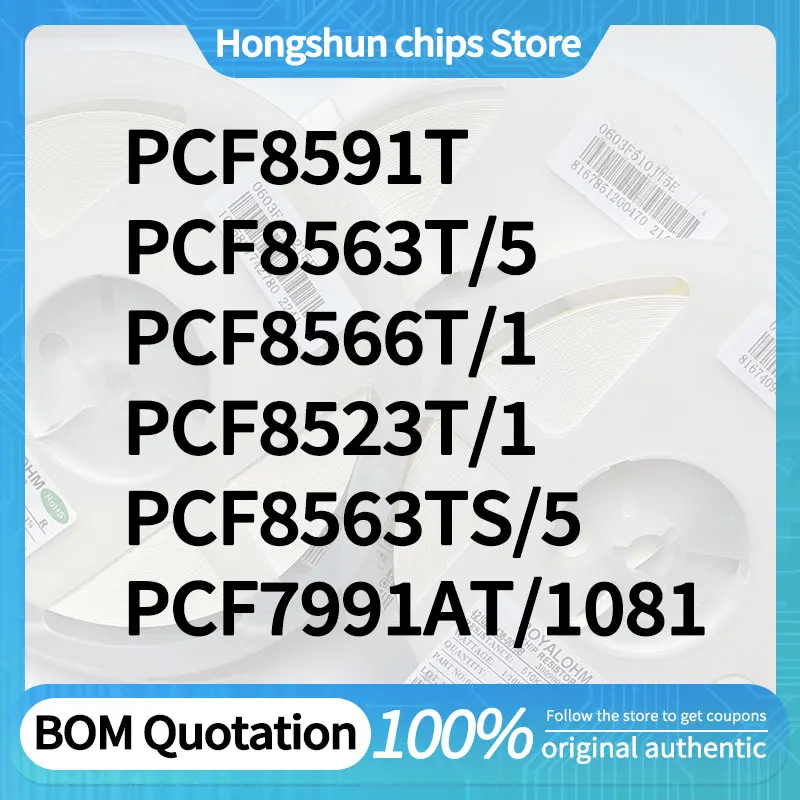 

PCF8563T/5 PCF8563TS/5 PCF8566T/1 PCF8591T PCF8523T/1 PCF7991AT/1081/M Standard version