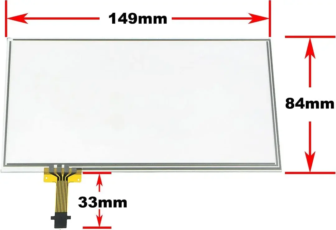 LA061WQ1TD04 LA061WQ1-TD04 For Toyota car control DVD GPS navigation touch screen handwriting screen free shipping