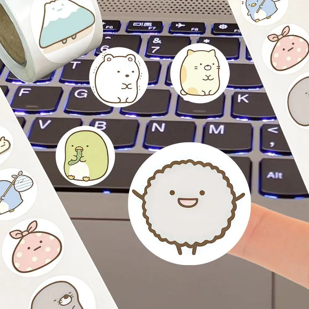 Sumikko Gurashi Sticker Roll 1500pcs Kawaii Corner Creatures Washi Tape Cartoon Cute Planner Journal Scrapbook Decoration New