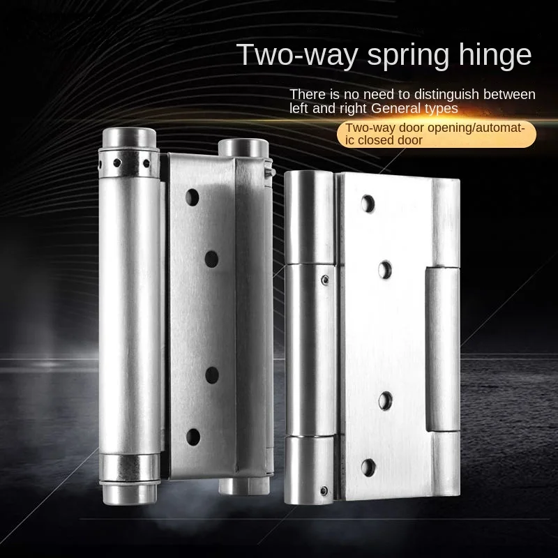 

3" 4" 5" 6" Stainless Steel Self Closing Bifold Swing Hinge Fence Dedicated Door Double Sided Spring Hinge