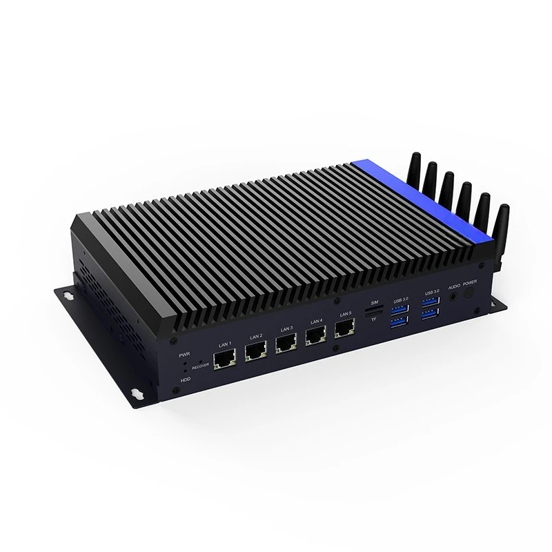 Intelligent ARM architecture RK3588 edge computing box 5 network ports 6T computing power Various expansion supports