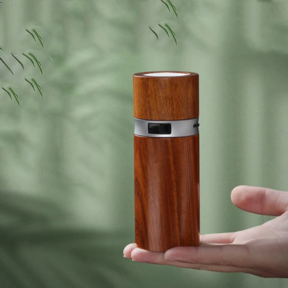 

Portable Car Incense Burner, High End Luxury Mahogany, Temperature Adjustable, USB Oud, Bakhoor Burner