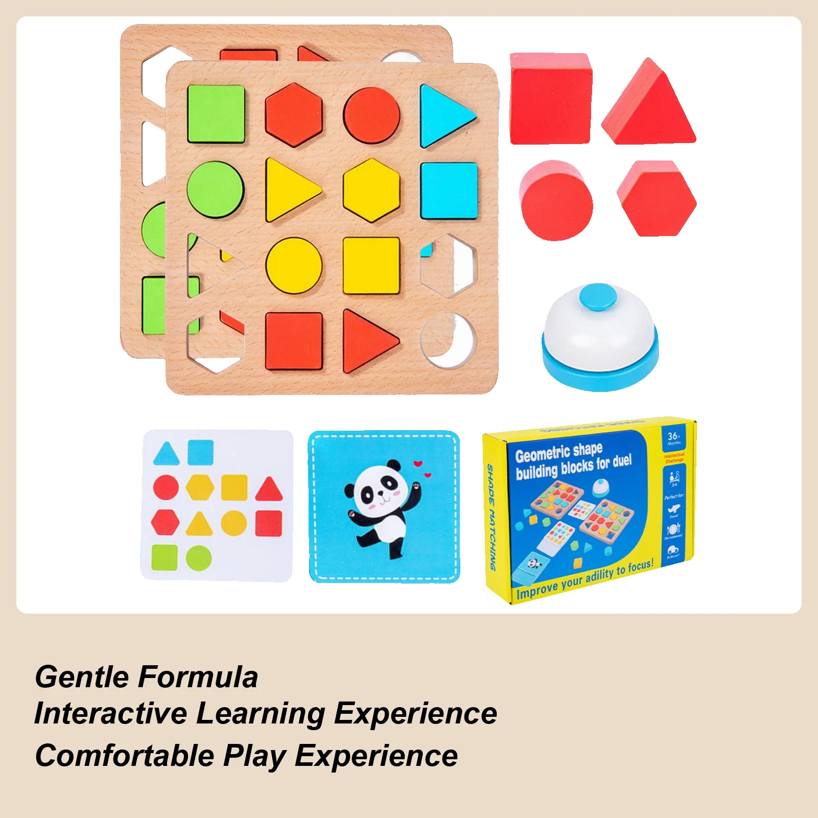 ألعاب فرز مكعبات بناء تعليمية خشبية للأطفال أشكال ألعاب تعليمية للأولاد والبنات في مرحلة ما قبل المدرسة وأعياد الميلاد وعيد الميلاد #1