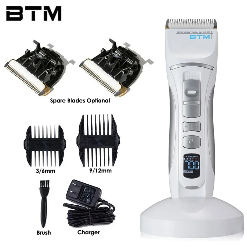 Professional Electric Hair Clipper BTM P18 Rechargeable Hair Trimmer for Men Hair Cutting Machine Beard Trimmer