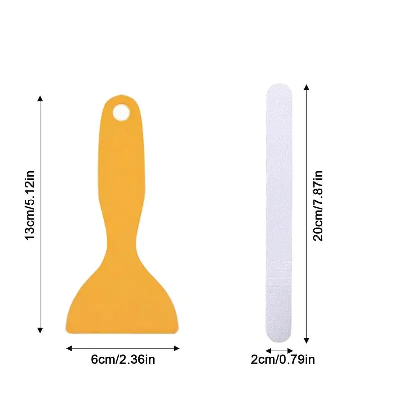 شرائط دش مضادة للماء المضادة للانزلاق مع مكشطة ، شرائط السلامة الحمام ، شريط السلامة الطابق الدرج ، 72 قطعة