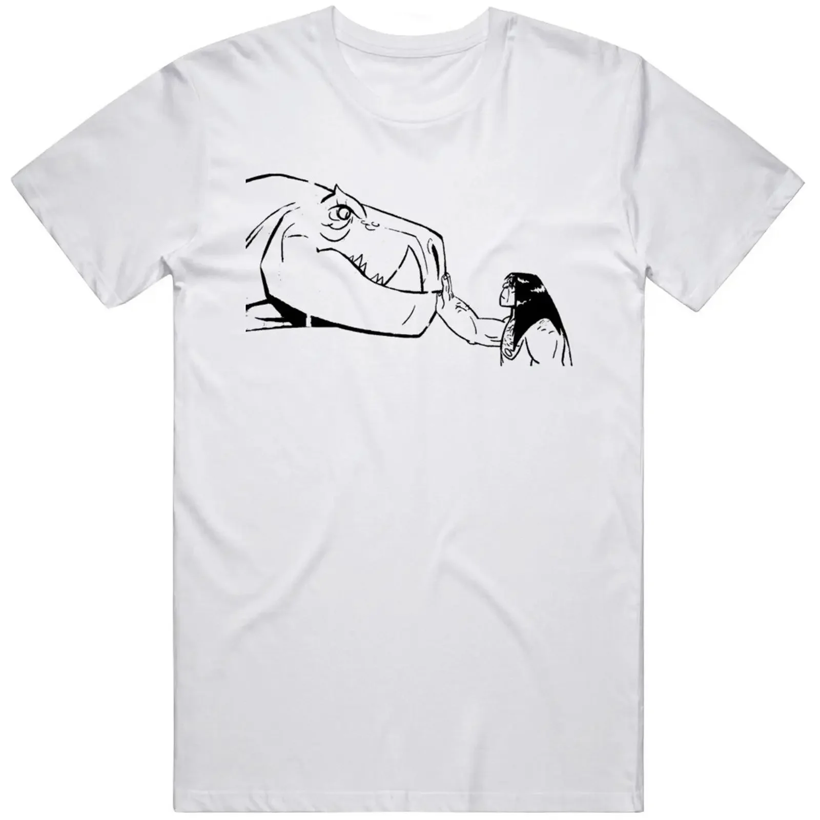 Genndy Tartakovsky Primal Spear v5 T Shirt vintage Washed fashion Breathable Stylish designer clothes Stretched streetwear