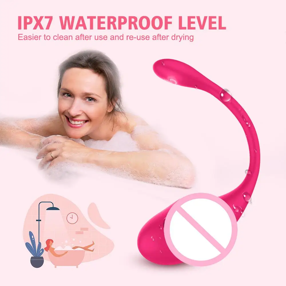 هزاز مهبلي لاسلكي G Spot محفز بلوتوث App التحكم يمكن ارتداؤه لعبة الجنس الكبار للاستمناء للنساء