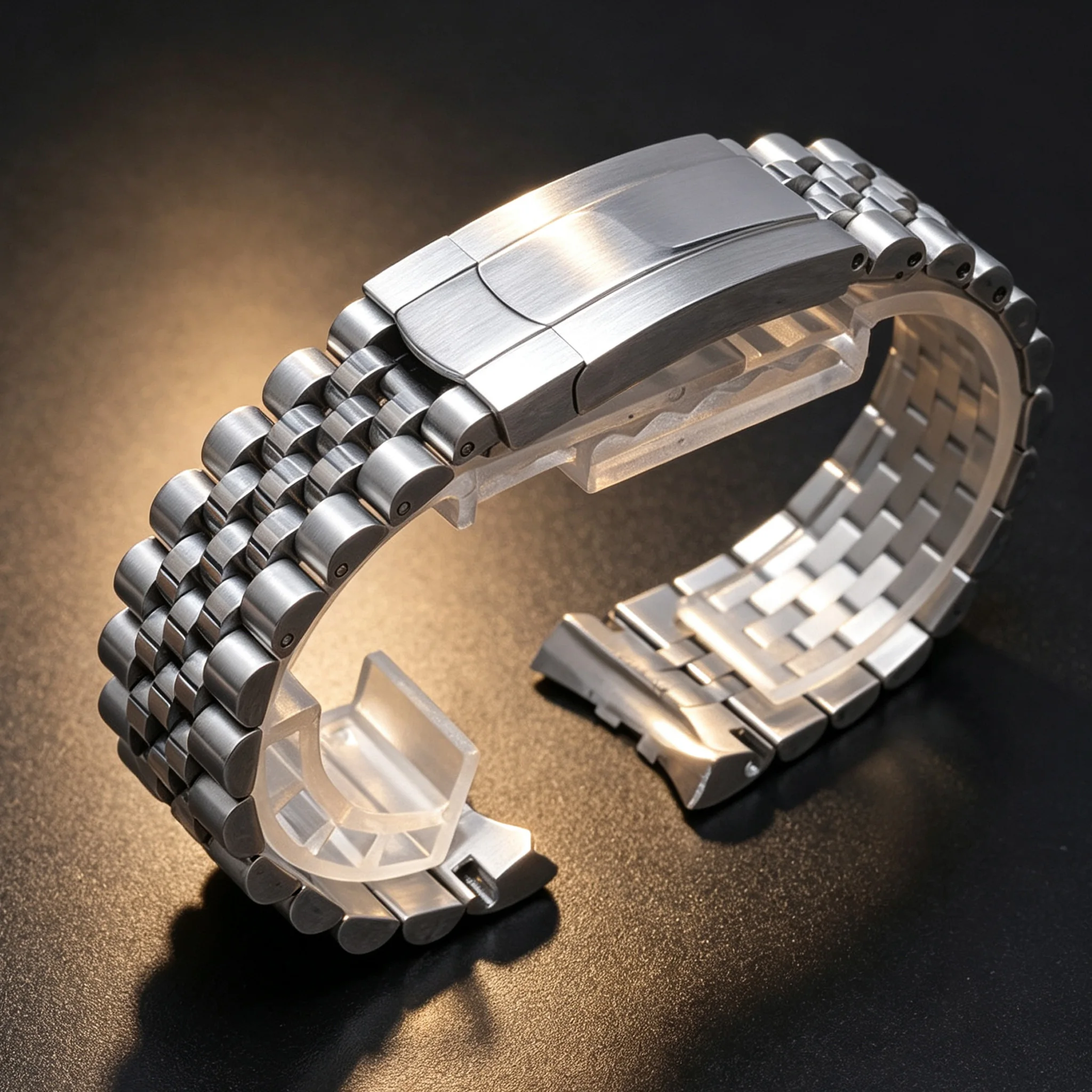 Watch Bracelet For Rolex SUBMARINER DAYTONA Yacht-Master GMT 20mm Watch Band Strap Glide Lock Clasp Stainless Steel Watchbands