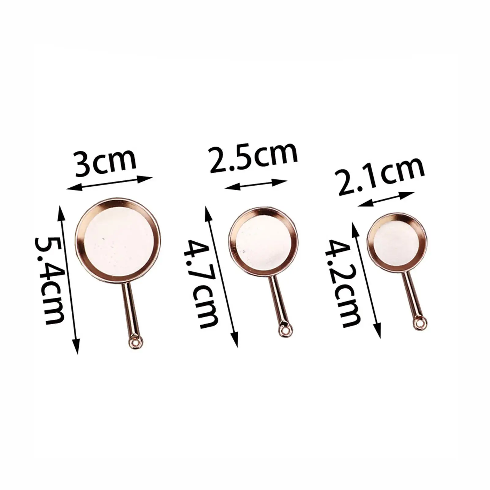 

3Pcs Dollhouse Cookware Set Cooking 1:12 Scale Dollhouse Accessories for Micro Landscape Diorama Dollhouse Photo Props Decor