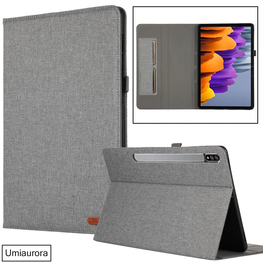 Чехол для планшета Samsung Tab S6 S7 S8 Ultra S9 FE Plus 12,4 дюйма SM-X610 SM-X810 X510 X710 X910 T970 Откидной чехол-подставка из искусственной кожи