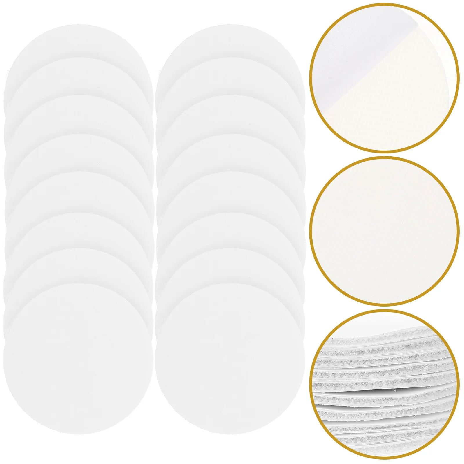 30Pairs السجاد القابض مزدوجة الوجهين هوك حلقة الشريط قابل للغسل قابلة لإعادة الاستخدام البساط السحابة للمنزل وسادة أريكة منصات عدم الانزلاق