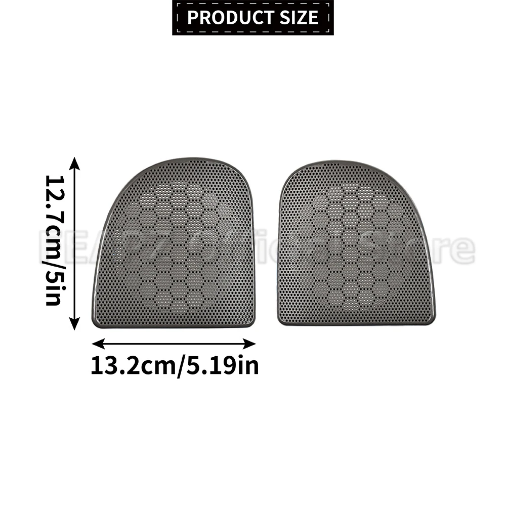 Speaker Grille Upgrade  7701206099 7700422526 Car Gray Left & Right Speaker Cover Set for Renault Twingo