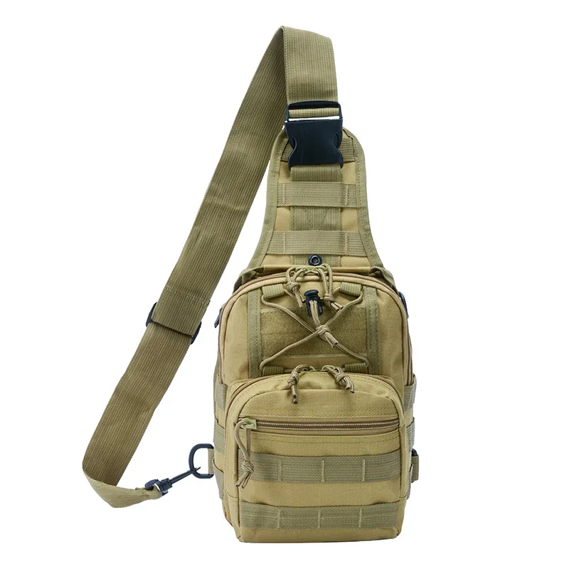 Mochila táctica, bolso de hombro militar para el pecho, mochila de camuflaje para exteriores, senderismo, Camping, viajes, deportes, bolsa cruzada