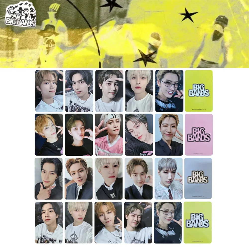 

KPOP WAYV Selfie PhotoCard BIG BANDS Альбом Случайная карта Everline AM Lucky Draw Cards HENDERY YANGYANG XIAOJUN Коллекции фанатов