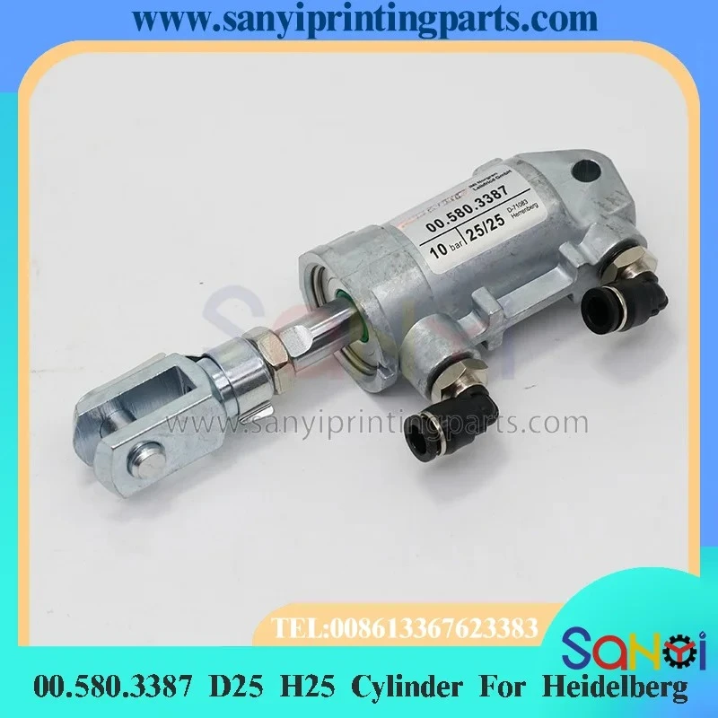 00.580.3387 Pneumatic Cylinder D25 H25 for Heidelberg SM102 SM74 SM52 Offset Printing Machine Spare Part  lyqprint