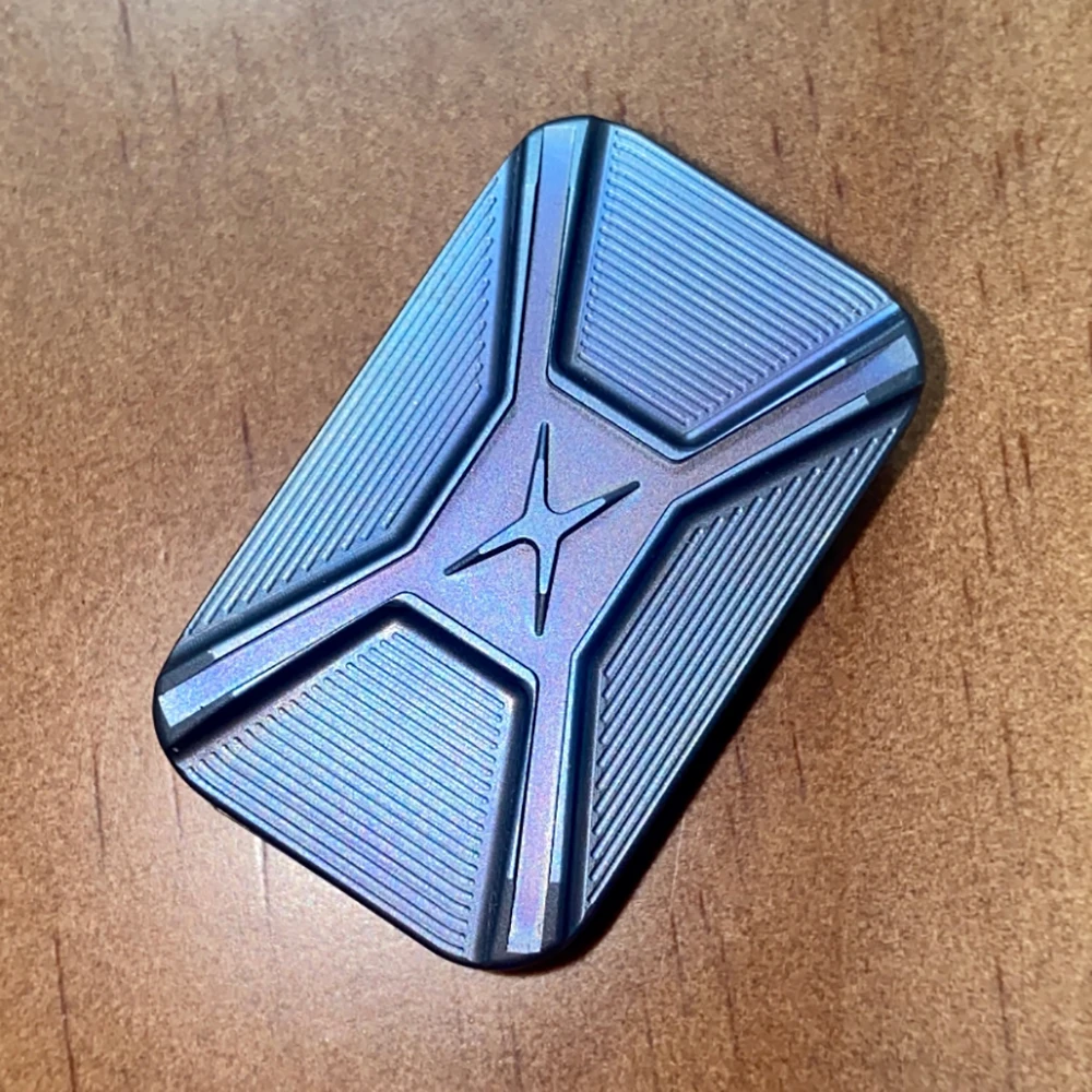 

ZDEDC Titanium Unlimited Pushing Slider Timascus Fidget Toys для взрослых Игрушечный стол для снятия стресса