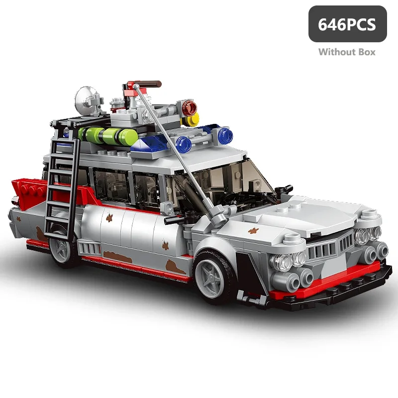 Movie Series 646PCS Bus Speed Racewagen Technische Bouwstenen Set Voertuig Assemblage Model DIY Speelgoed Mini Moc Bricks Jongen geschenken