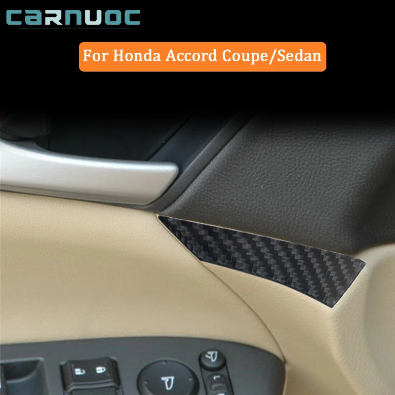 

For Honda Accord Coupe/Sedan 2008 2009 2010 2011 2012 Carbon Fiber Car Door Accent Stickers Interior Decorative Accessories